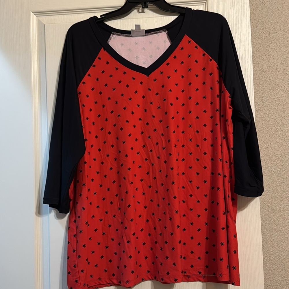 Red and Black Star Pajama Set - Picture 2 of 8